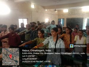 Pledge on 'Swachhata Hi sewa'