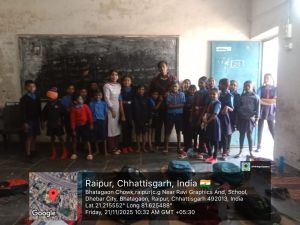 TEACHING by VOLUNTEERS in the GOVERNMENT PRIMARY AND MIDDLE SCHOOL BHATAGAON AND MATHPURENA