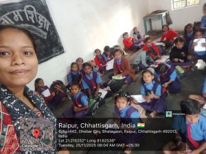 TEACHING by VOLUNTEERS in the GOVERNMENT PRIMARY AND MIDDLE SCHOOL BHATAGAON AND MATHPURENA